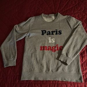 Twins For Peace Paris is Magic Grey Sweatshirt